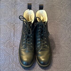 Women’s Black Lace-up Boots